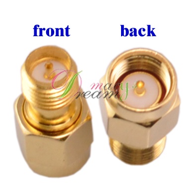 RF SMA Male to RP SMA Female (with center pin) Adapter Connector (OEM)