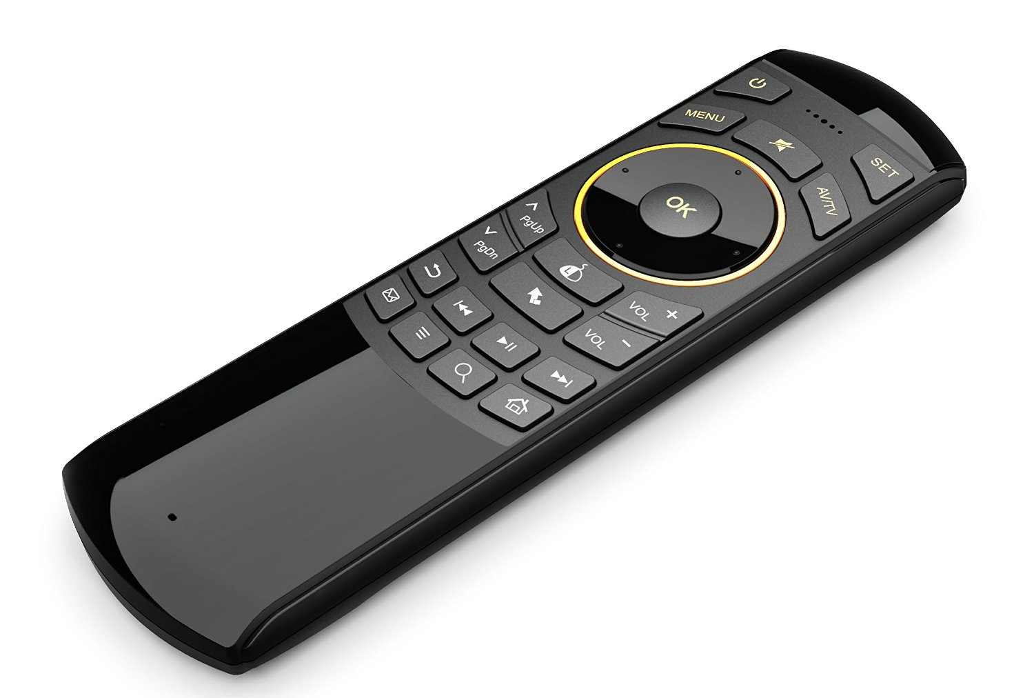 Μίνι πληκτρολόγιο Rii i25 Multifunction QWERTY Air Mouse Wireless Keyboard IR Remote Learning Remote For PC, PAD, XBox 360 / PS3 / PS4 / Google Android TV Box / HTPC / IPTV (2.4G Black)