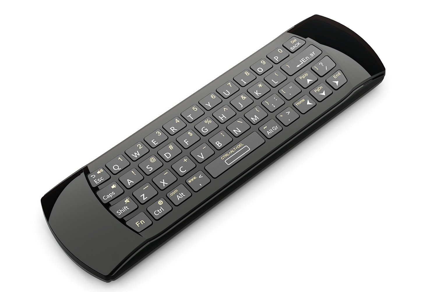 Μίνι πληκτρολόγιο Rii i25 Multifunction QWERTY Air Mouse Wireless Keyboard IR Remote Learning Remote For PC, PAD, XBox 360 / PS3 / PS4 / Google Android TV Box / HTPC / IPTV (2.4G Black)