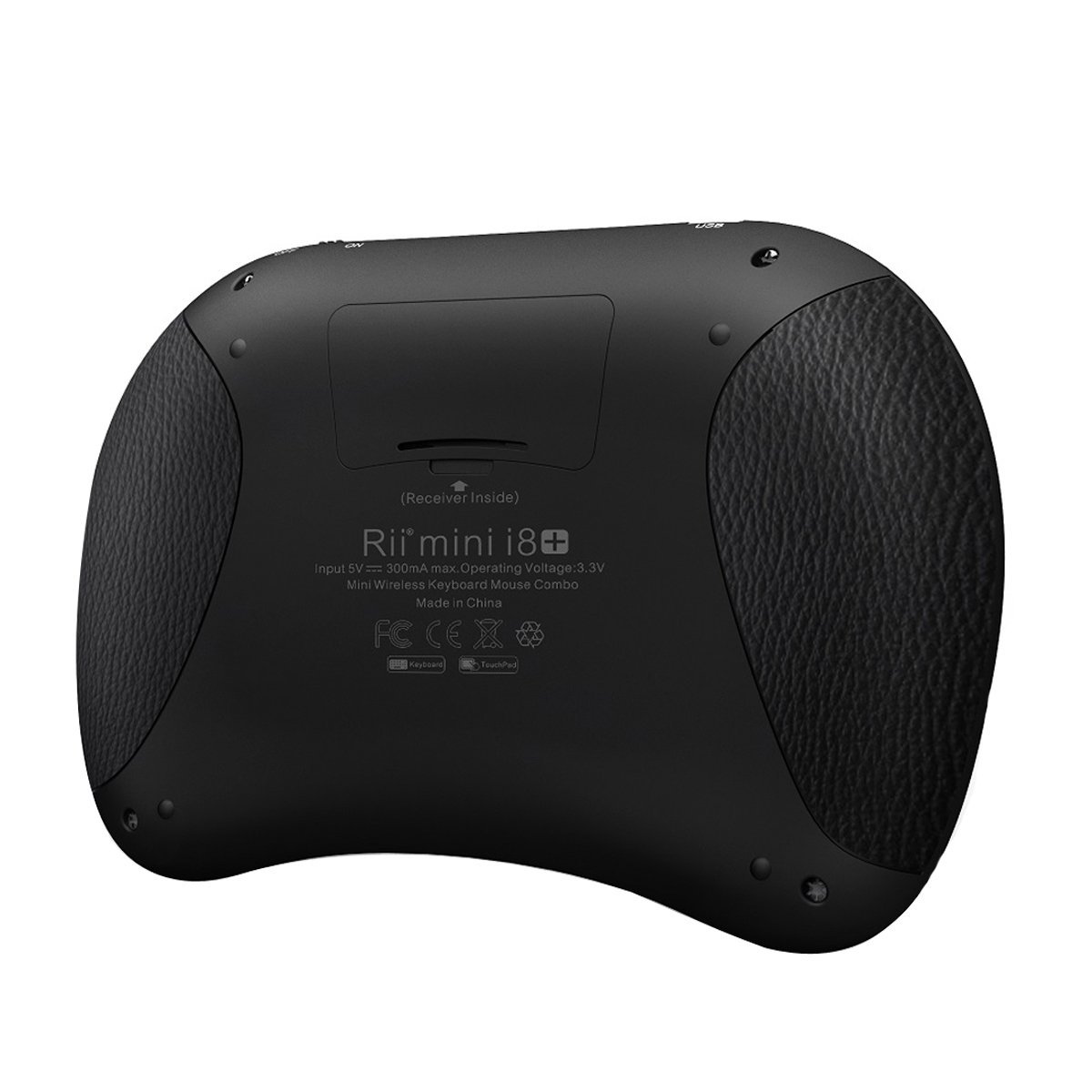Rii i8+ Mini Ασύρματο 2.4G Φωτιζόμενο Πληκτρολόγιο με Touchpad για PC/Mac/Android Λευκό RT-MWK08+