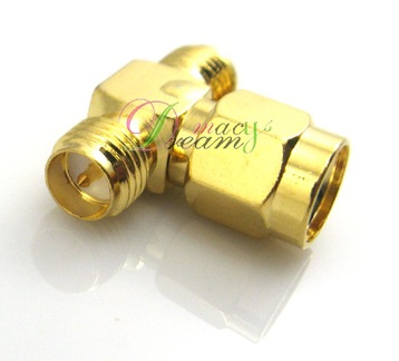 RP-SMA Female to 2 RP-SMA Male adapter for Router/NIC B00CQFHO7E OEM