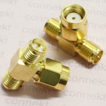 RP-SMA Female to 2 RP-SMA Male adapter for Router/NIC B00CQFHO7E OEM