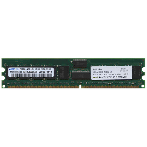SAMSUNG 1GB PC3200R-30331-C3 ECC Registered ECC Server RAM