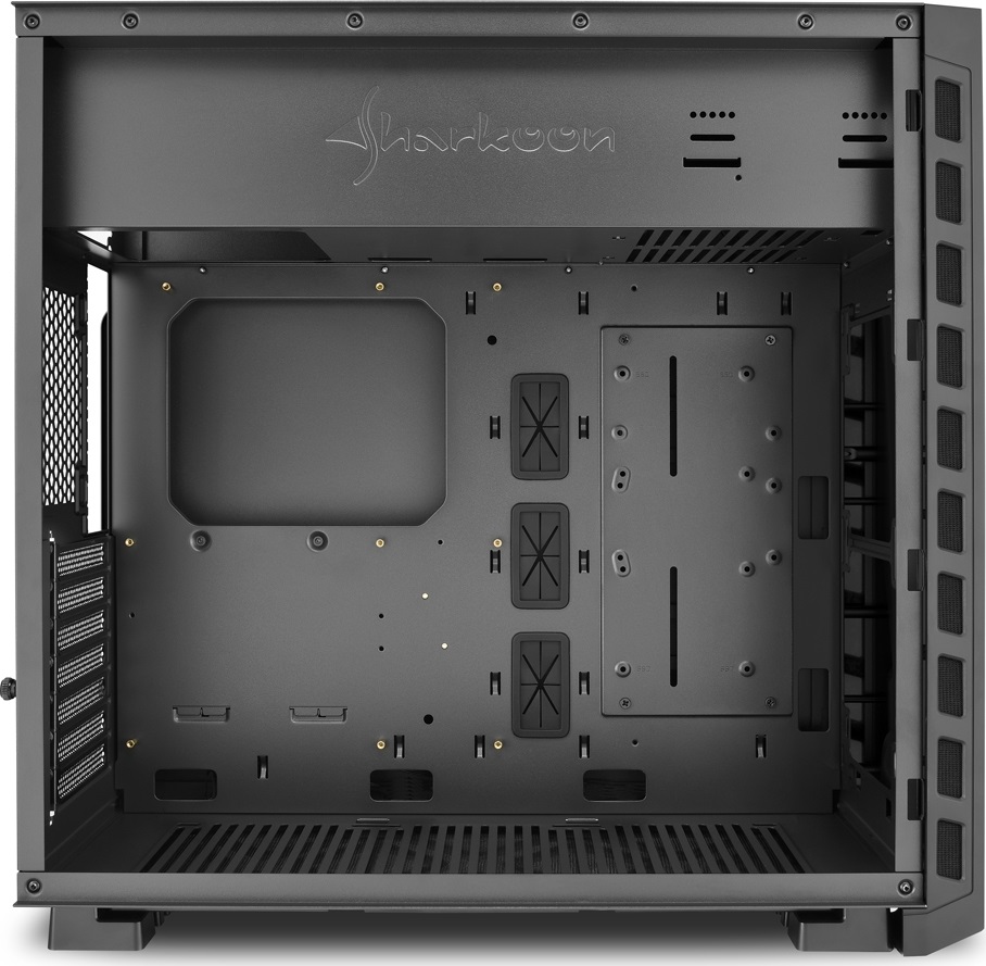 Sharkoon NightShark RGB PC Case (NIGHTSHARKRGB) (SHRNIGHTSHARKRGB)