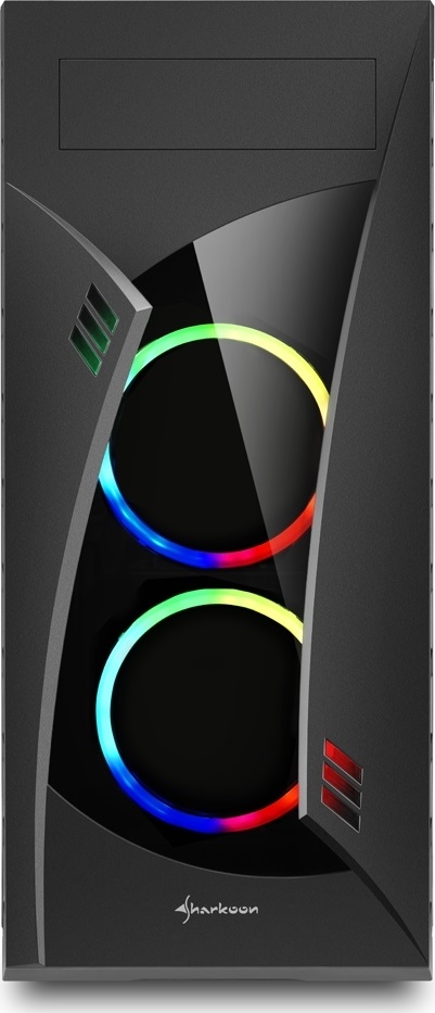 Sharkoon NightShark RGB PC Case (NIGHTSHARKRGB) (SHRNIGHTSHARKRGB)