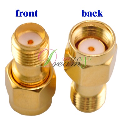 SMA female (no center pin) to RP-SMA female (no center pin) jack RF Adapter Connector OEM