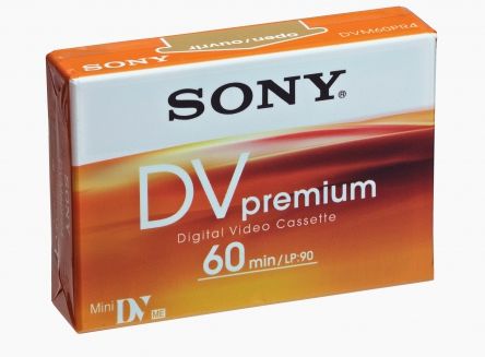 SONY Premium MiniDV Cassette, 60 Minutes