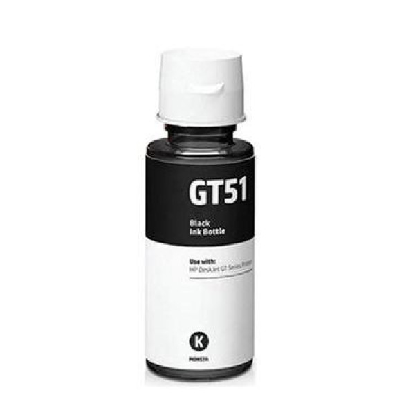 Συμβατό μελάνι HP GT53XL/GT51 Black Ink Bottle 1VV21AE 6000 σελ/90ml 7427257045432