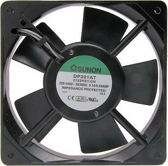 Sunon 120x120x25mm Case Fan (240V) (DP201AT) (OEM)