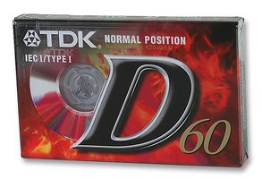 TDK D Cassette Tape (60-Minute)