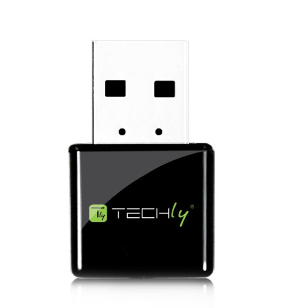Techly Mini 300Mbps USB Wi-Fi Adapter (I-WL-USB-300TY)