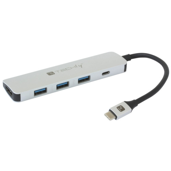 TECHLY IADAP USB-C Docking Hub with 4K HDMI & Power Delivery (USB31-DOCK4)