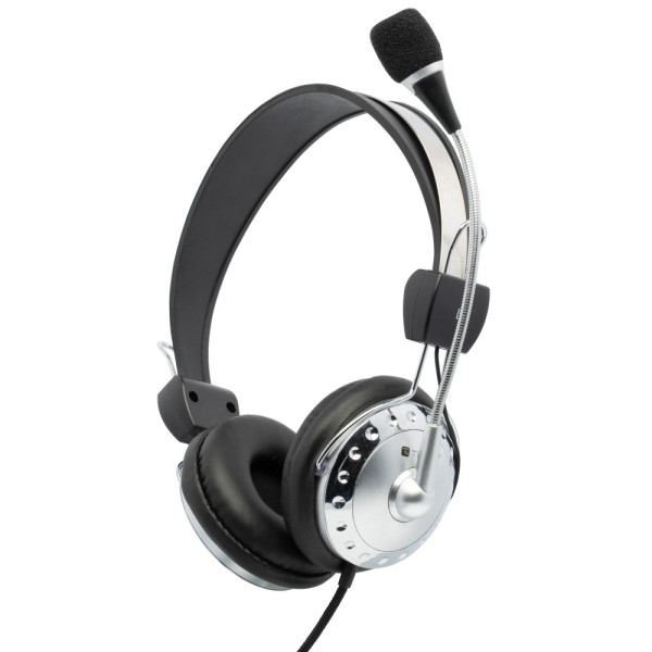 Techly ICC-SH-517TY Στερεοφωνικά ακουστικά με μικρόφωνο και έλεγχο έντασης