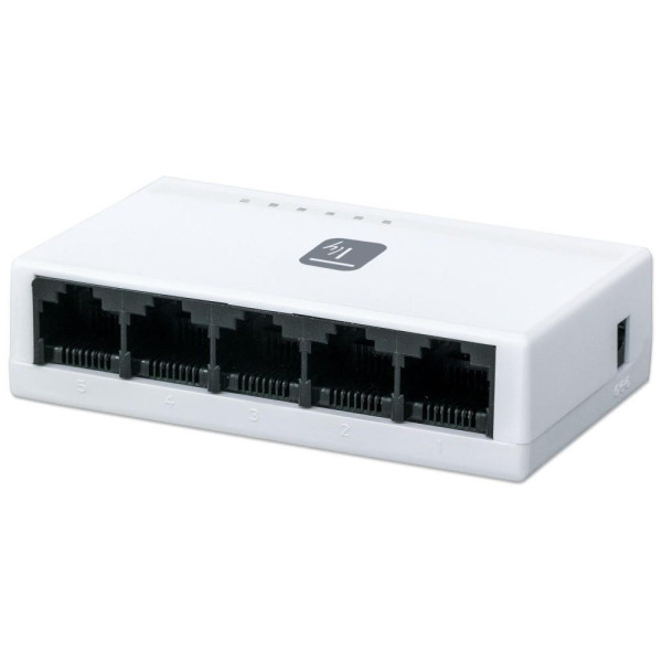 Techly Switch Hub 5 Ports 10/100 Mbps Fast Ethernet I-SWHUB-050TY