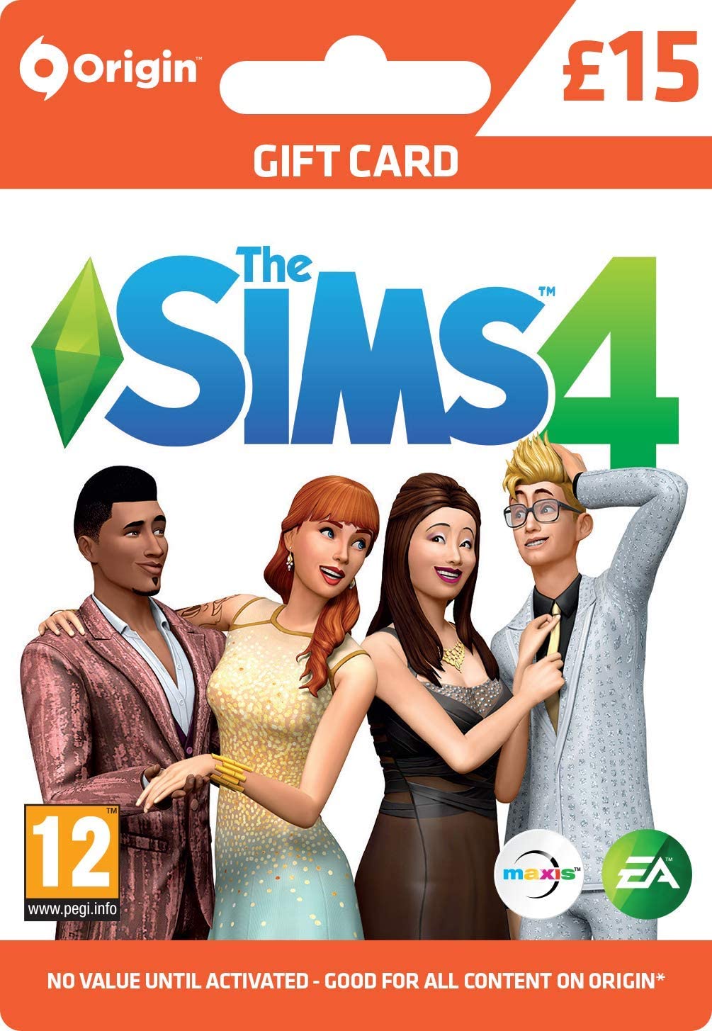 The Sims Gift Card - £15 (PC/Mac Code) (Origin)