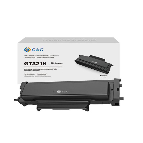 G&G GT-321H Black Toner Cartridge (3k)