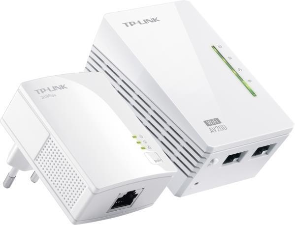 TP-LINK TL-WPA2220KIT 300MBPS AV200 WIFI With 2 LAN port Wireless N POWERLINE EXTENDER STARTER KIT