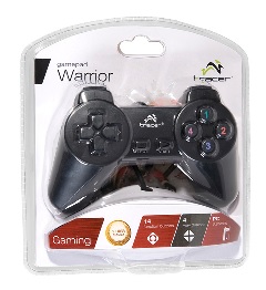 TRACER GAMEPAD WARRIOR FOR PC Black (TRAJ43819)