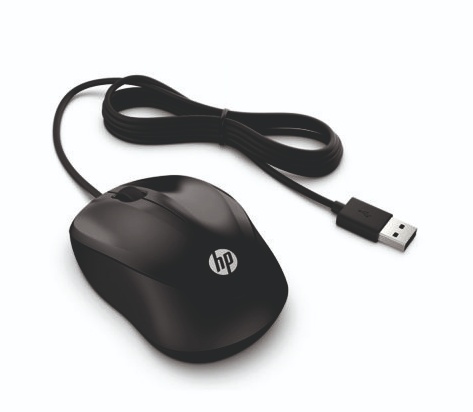 HP 1000 Wired Mouse (Black) (100% Original)