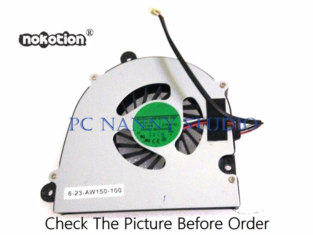 For CLEVO W110 W110ER W170 6-23-AW150-100 Cpu Cooling Fan Cooler