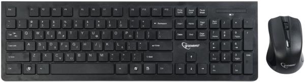 GEMBIRD Wireless Chocolate Desktop Keyboard Set (KBS-WCH-01-BL-GR)