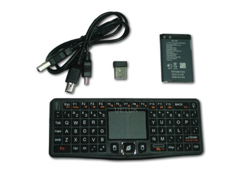 Μίνι Ασύρματο Πληκτρολόγιο Rii II (Touch N7) Mini Wireless Keyboard για Android TV Box / Windows PC / Smart TV / PS3/ PS4