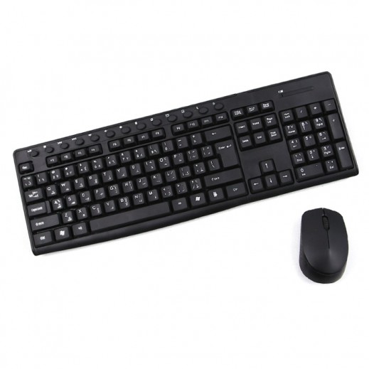 English - Arabic wireless keyboard for PC, TJ-920 (OEM)
