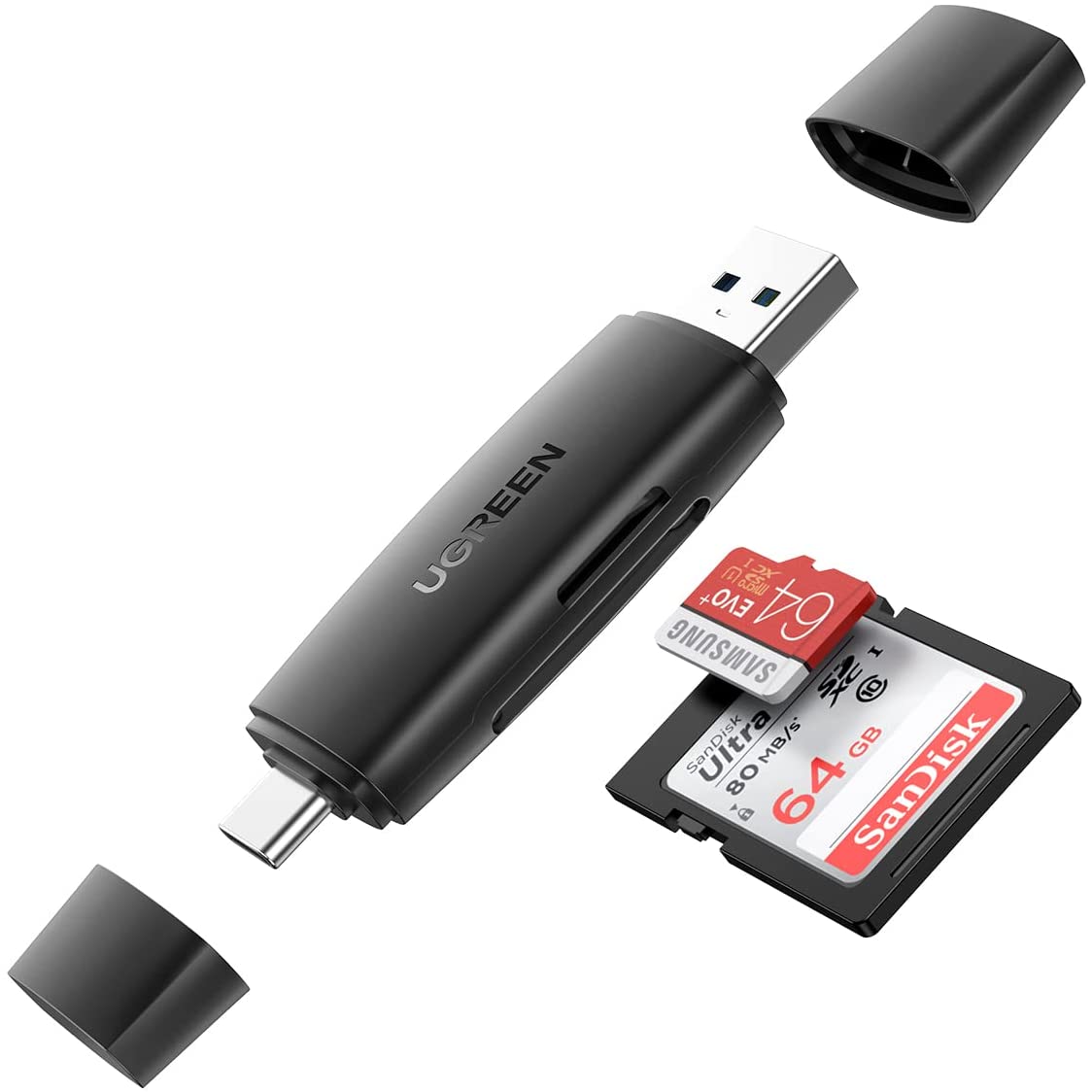 UGREEN USB-C Card Reader (SD & MicroSD) (USB 3.0)