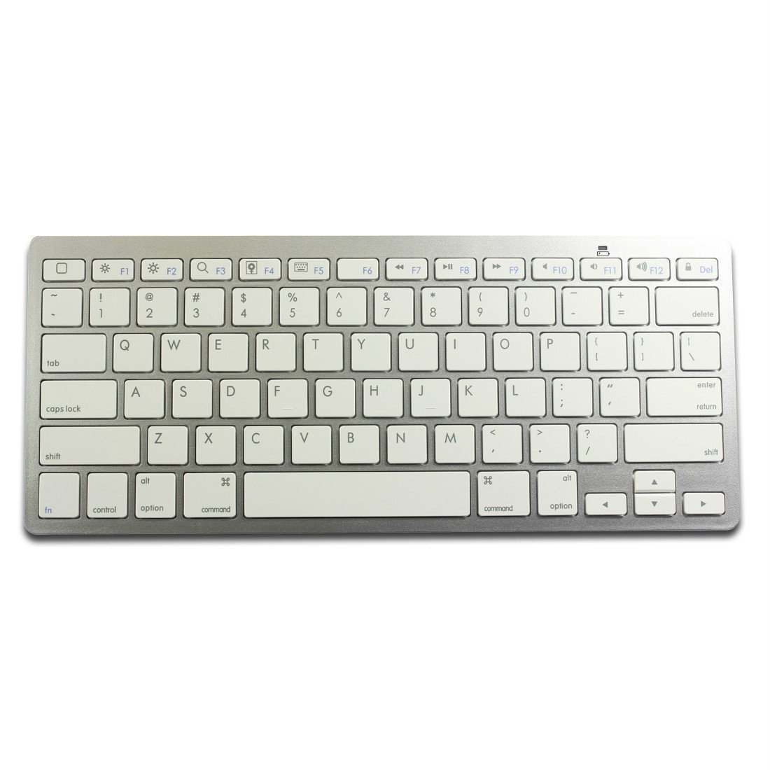 Ultra Thin Slim Mini Bluetooth 3 Wireless Keyboard for iPad 4 / New iPad 3 / iPad Mini / Galaxy Tab / Galaxy Note / Nexus - White (OEM)