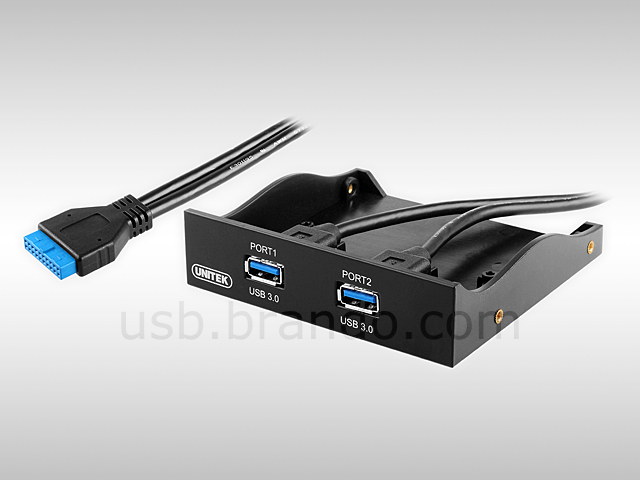 UNITEK Front Panel with 2x USB 3.0 Ports (3.5-inch) (Y-3901)