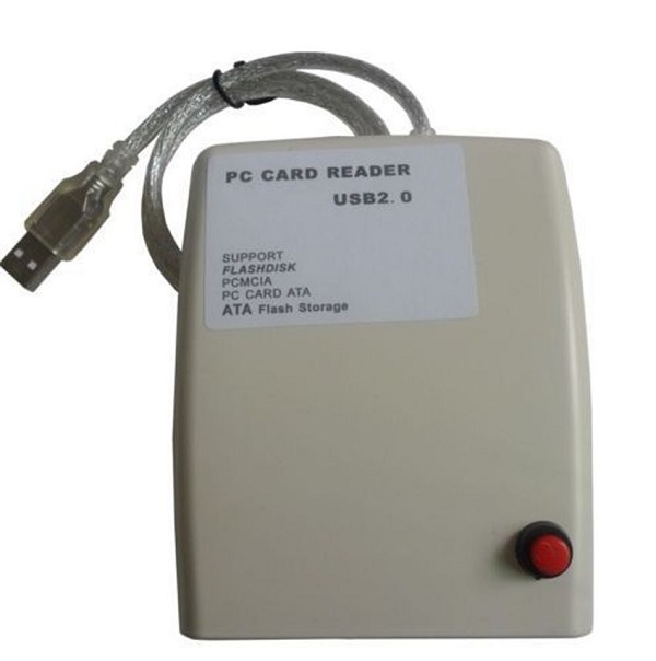 USB 2.0 to 68-Pin ATA PCMCIA Flash Memory Card Reader (Oem) (Bulk)