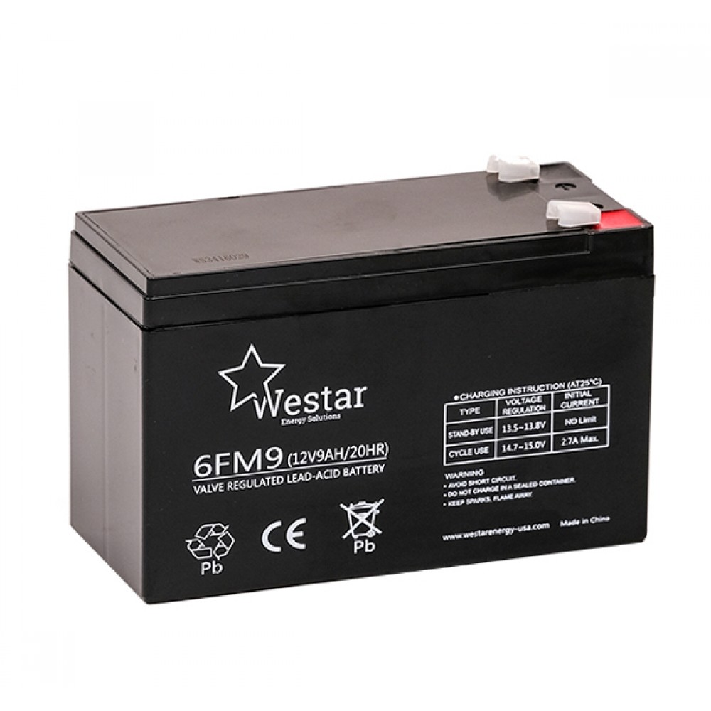 Westar FM 12V 9Ah Lead-Acid Battery (6FM9)