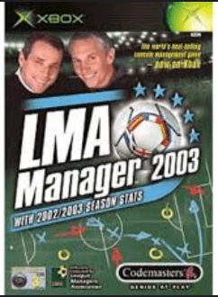 XBOX GAMES-LMA MANAGER 2003 (USED)