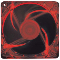 Xilence Transparent Low Noise Case Fan with Red LEDs 120x120x25mm XPF120TR