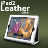 Άσπρη στυλάτη δερμάτινη θήκη για το Apple iPad II / new iPad/ iPad 4 Άσπρη στυλάτη δερμάτινη θήκη για το Apple iPad II / new iPad/ iPad 4