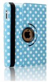 ipad air 2013/ipad 5 Περιστρεφόμενη δερμάτινη θήκη 360 Γαλάζια Με Άσπρες Βούλες ipad air 2013/ipad 5 Περιστρεφόμενη δερμάτινη θήκη 360 Γαλάζια Με Άσπρες Βούλες