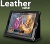 Μαύρη στυλάτη δερμάτινη θήκη για το iPad II / new iPad/ iPad 4 Μαύρη στυλάτη δερμάτινη θήκη για το iPad II / new iPad/ iPad 4