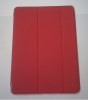 ipad Air / Air 5 - Leather Case with Plastic Back Cover 3Fold Red (OEM)