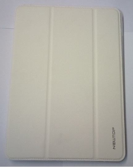 Apple iPad Air 2 - Leather Case with Back Cover Silicone 3Fold White (OEM)