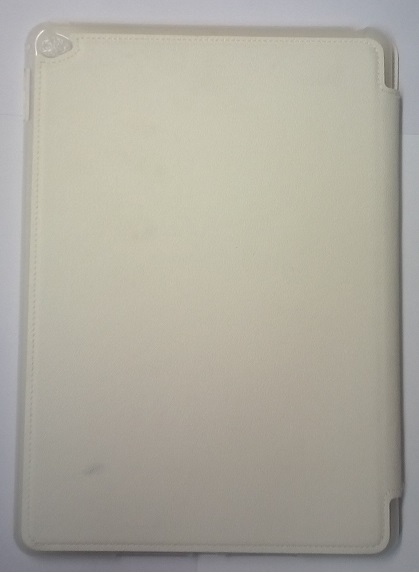 Apple iPad Air 2 - Leather Case with Back Cover Silicone 3Fold White (OEM)