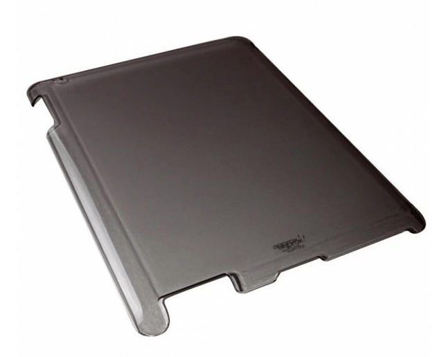 iPad 2 Back Clear Plastic Cover (APPIPC05B) (Black)
