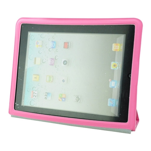 iPad 2 / new iPad / iPad 4 PU Θήκη Smart Cover Ροζ