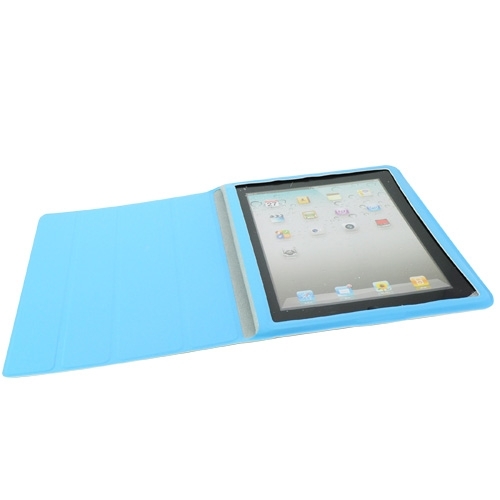 iPad 2 / new iPad / iPad 4 PU Θήκη Smart Cover Γαλάζιο