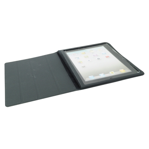 iPad 2 / new iPad / iPad 4 PU Θήκη Smart Cover Μαύρο