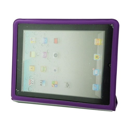 iPad 2 / new iPad / iPad 4 PU Θήκη Smart Cover Μωβ