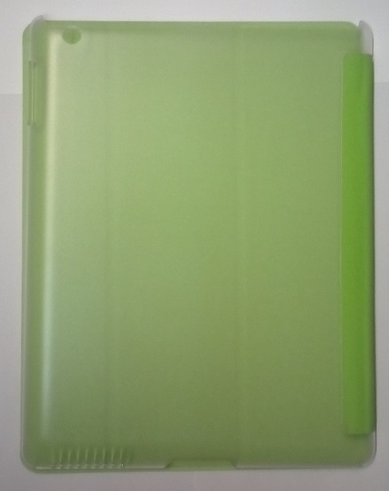 ipad 2 - Δερμάτινη Θήκη με Πίσω Πλαστικό κάλυμμα 3Fold Πράσινο (OEM)