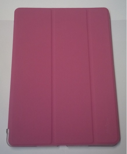 ipad Air / Air 5 - Leather Case with Plastic Back Cover 3Fold Pink (OEM)