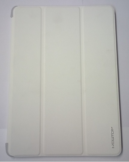 ipad Air / Air 5 - Δερμάτινη Θήκη με Πίσω Πλαστικό Κάλυμμα 3Fold Λευκό (OEM)