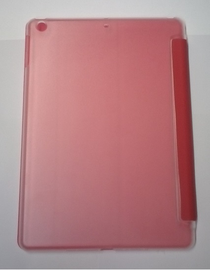 ipad Air / Air 5 - Leather Case with Plastic Back Cover 3Fold Red (OEM)