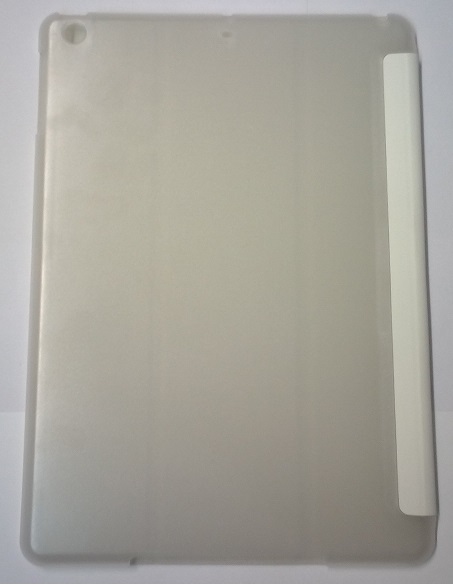 ipad Air / Air 5 - Δερμάτινη Θήκη με Πίσω Πλαστικό Κάλυμμα 3Fold Λευκό (OEM)